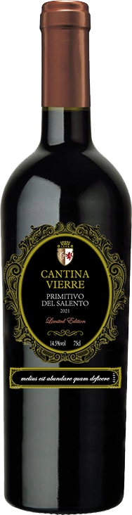 Rượu Vang Đỏ Ý Cantina Vierre Primitivo Del Salento